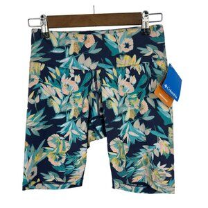 Columbia Women's Trek Omni-Shade Omni-Wick 1/2 Tight Shorts Size S